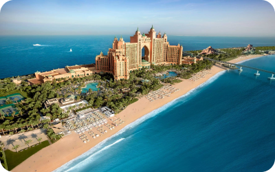 Atlantis the Palm — resort complex on the island of Palm