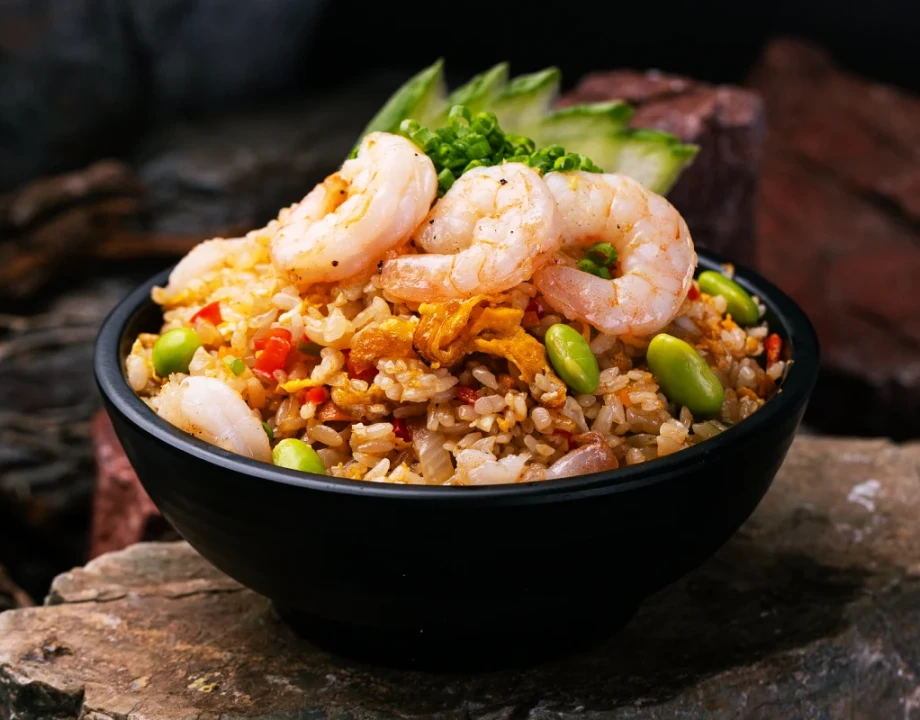 Fried Rice Shrimps