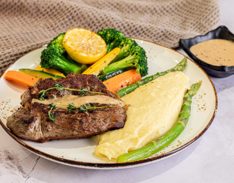 Chefs rib eye steak