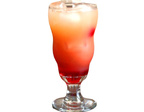 Peach mocktail