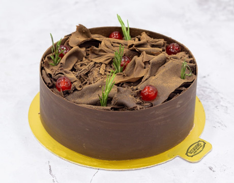 Dark Choco Cherry Cake