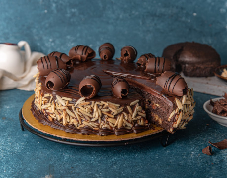 Dutch Chocolate Almond Cake