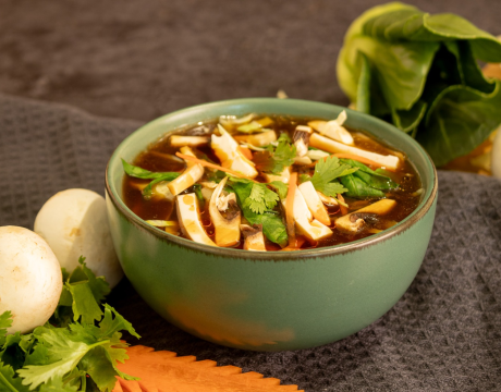 Hot & sour chicken soup