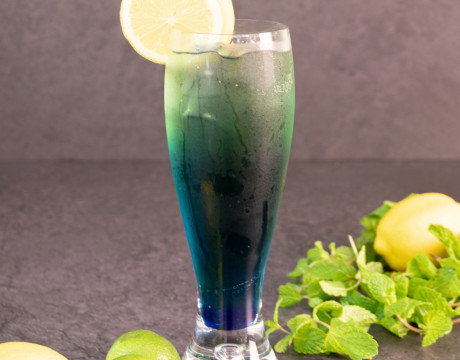Ocean blue mocktail