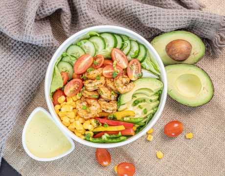 Prawn avoado salad
