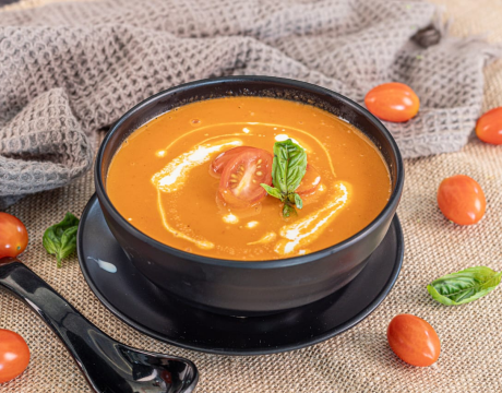 Tomato and basil soup