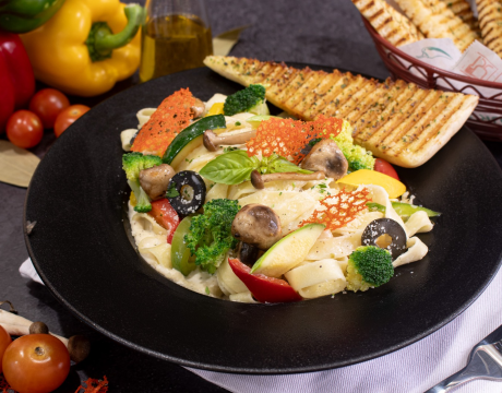 Veg Alfredo Sauce Pasta