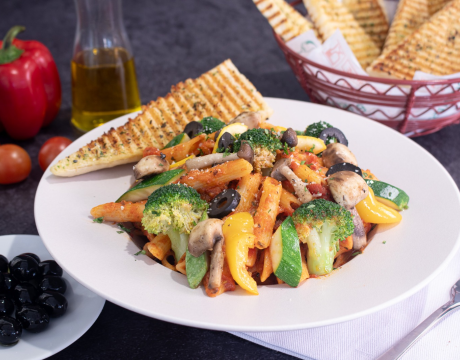 Veg Arrabbiata Sauce Pasta