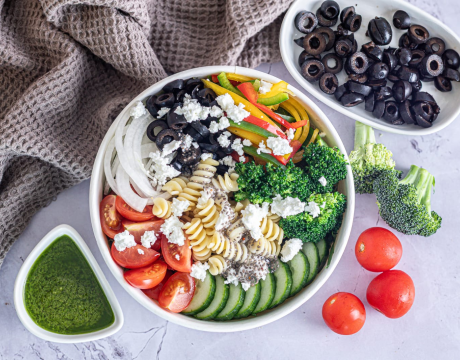 Veggie pasta salad